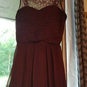Maroon Formal Dress